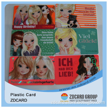 Plastic Printing Gift Cards for Cartoon/PVC Printing Special Gift Cards